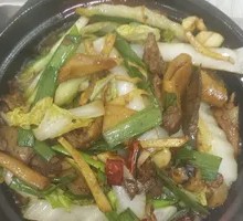 Stir-Fried Lamb Head Meat
