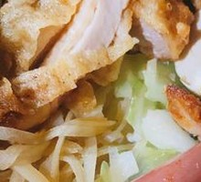 Honey Glazed Crispy Chicken Rice
