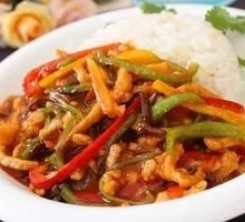 Fish-Flavored Shredded Pork Rice