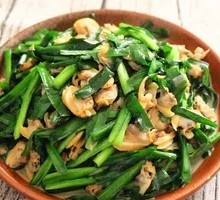 Clam and Leek Stir-fry