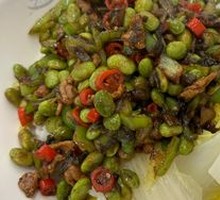 Pickled Mustard Green and Mung Bean Stir-fry Rice