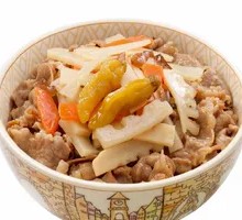Pickled Chili Bamboo Shoot Beef Bowl