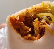 Spicy Kimchi Rice Cake Hand Roll