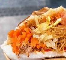Meat Sausage Rice Cake Hand Roll