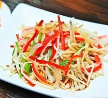 Cold-mixed Enoki Mushrooms