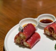 Crispy Shrimp Roll with Red Rice