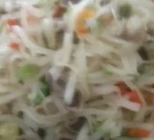 Radish and Chicken Gizzard Stir-fry