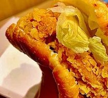 Spicy Chicken Leg Chinese Burger