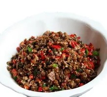 Grandmother's Pickled Vegetable with Minced Pork over Rice