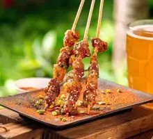 Snowflake Pork Skewers