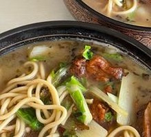 Pork Kidney and Pork Cutlet Noodles