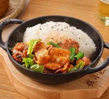 Chili Stir-Fried Pork Rice