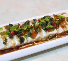 Cilantro Duck Egg Tofu Soup