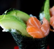 Salmon Avocado Hand Roll