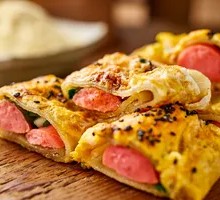 Grilled Sausage Pancake