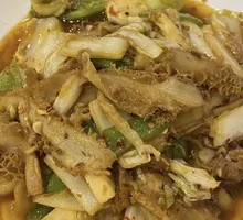 Bok Choy Stir-Fried Beef Tripe