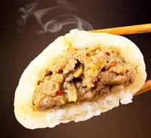 Pickled Vegetable and Pork Dumpling