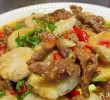 Braised Beef with Taro