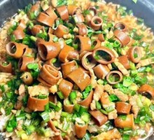 Sea Cucumber Rice Toss