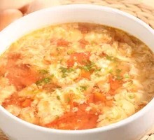 Tomato Egg Drop Soup