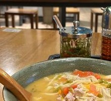 Dried Bamboo Shoots with Pork Noodles