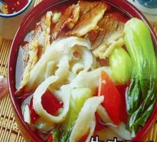 Beef Stir-Fried Knife-Cut Noodles