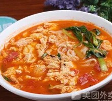 番茄炒蛋盖浇面