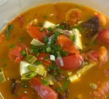 Tomato Beef and Tofu Stew