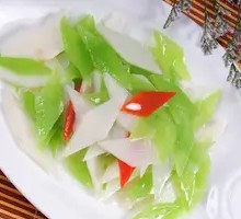 Bamboo Shoot and Yam Stir-Fry