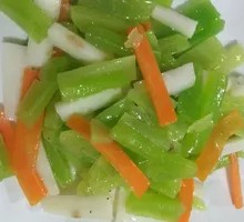 Bamboo Shoot and Yam Stir-Fry