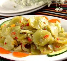 Loofah and Bamboo Shoot Dry Stir-fry
