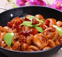 Spicy Pork Intestines in Dry Pot