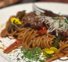 Cheese Black Pepper Beef Noodles