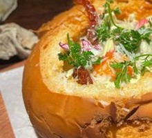 White Sauce Mushroom Bread