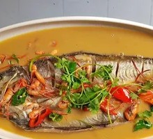 White Tip in the Waves