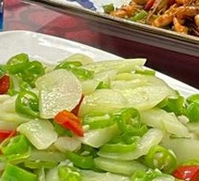 Stir-fried White Cucumber