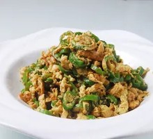 Egg with Green Pepper