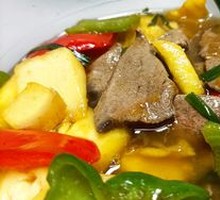 Pineapple Stir-fried Pig Liver