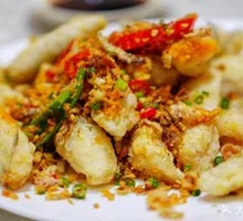 Salted Pepper Tofu Fish