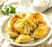 Fresh Pork and Scallion Pan-Fried Dumplings