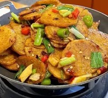 Spicy Potatoes in Dry Pot