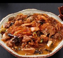 Chicken Stewed with Mushrooms