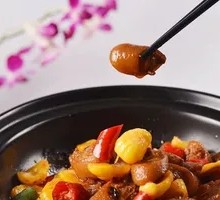 Pig Tail and Chestnut Stew