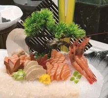 Abalone and Salmon Sashimi