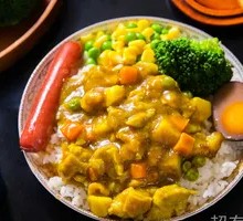 Indian Chicken Curry Rice