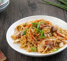 Onion Beef Noodles