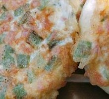 Green Pepper Ham Pancake