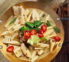 Spring Bamboo Shoots Hot Pot