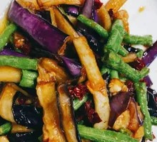 Eggplant and Green Beans Stir-fry