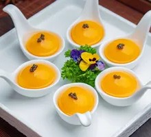 Mango and Yolk with Caviar